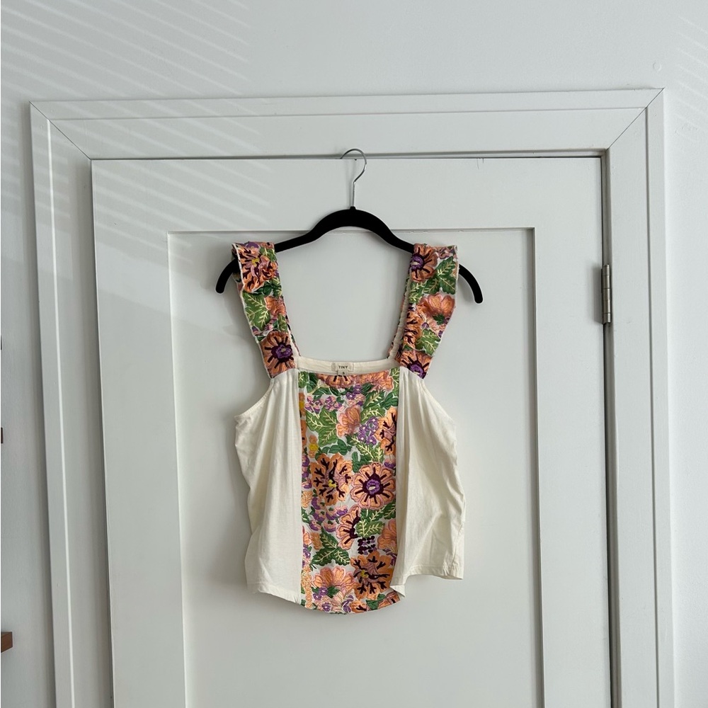 Tiny Marin Floral Embroidered Tank